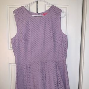 Lavender eyelet Betsy Johnson dress